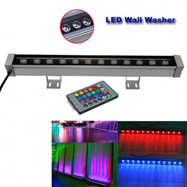 9W 0.5m LED Wall Washer Landscape light AC 12V/24V AC 85V-265V outdoor lights wall linear lamp floodlight 50cm wallwasher