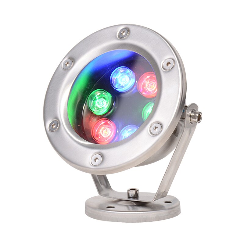 1pcs /lot RGB green blue yellow white 6W 9W 12W 18W 24W 36W LED pond flood light pool spot light LED Underwater light LED