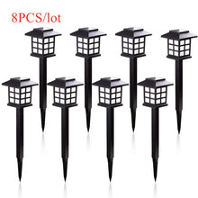 Load image into Gallery viewer, 2/4/6/8pcs Led Solar Pathway Lights Waterproof Outdoor Solar Lamp for Garden/Landscape/Yard/Patio/Driveway/Walkway Lighting
