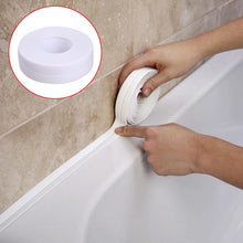 Load image into Gallery viewer, 3.2m/2.2cm Bathroom Kitchen Shower waterproof mould proof tape Sink Bath Sealing Strip Tape Self adhesive Waterproof Plaster PVC
