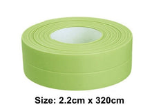 Load image into Gallery viewer, 3.2m/2.2cm Bathroom Kitchen Shower waterproof mould proof tape Sink Bath Sealing Strip Tape Self adhesive Waterproof Plaster PVC
