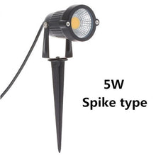 Load image into Gallery viewer, COB Garden Lamp 220V 110V 12V Outdoor Lawn LED Spike Light 3W 5W 7W 10W Courtyard Waterproof Path Landscape Spotlights
