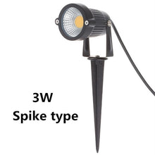 Load image into Gallery viewer, COB Garden Lamp 220V 110V 12V Outdoor Lawn LED Spike Light 3W 5W 7W 10W Courtyard Waterproof Path Landscape Spotlights
