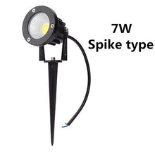 Load image into Gallery viewer, COB Garden Lamp 220V 110V 12V Outdoor Lawn LED Spike Light 3W 5W 7W 10W Courtyard Waterproof Path Landscape Spotlights
