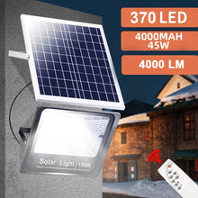 Load image into Gallery viewer, 370/120/64LED Solar Light Outdoor Remote Control Waterproof For Garden Street Landscape Spotlight Wall Solar Powered Flood Lamp
