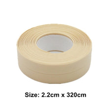 Load image into Gallery viewer, 3.2m/2.2cm Bathroom Kitchen Shower waterproof mould proof tape Sink Bath Sealing Strip Tape Self adhesive Waterproof Plaster PVC
