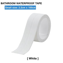 Load image into Gallery viewer, 3.2m/2.2cm Bathroom Kitchen Shower waterproof mould proof tape Sink Bath Sealing Strip Tape Self adhesive Waterproof Plaster PVC
