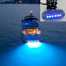 Load image into Gallery viewer, 6 LED Underwater Fishing Light 12V Boat Night Light Water Landscape Lighting for Marine Boat
